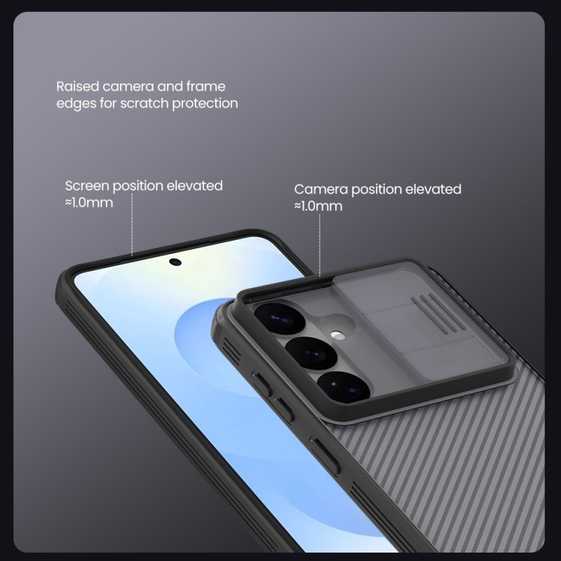 Nillkin CamShield PRO Zadní Kryt pro Samsung Galaxy S26+ Transparent Black