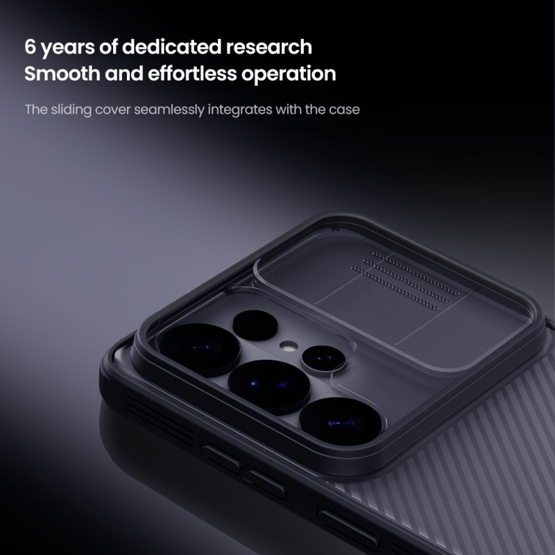 Nillkin CamShield PRO Zadní Kryt pro Samsung Galaxy S26 Ultra Transparent Black