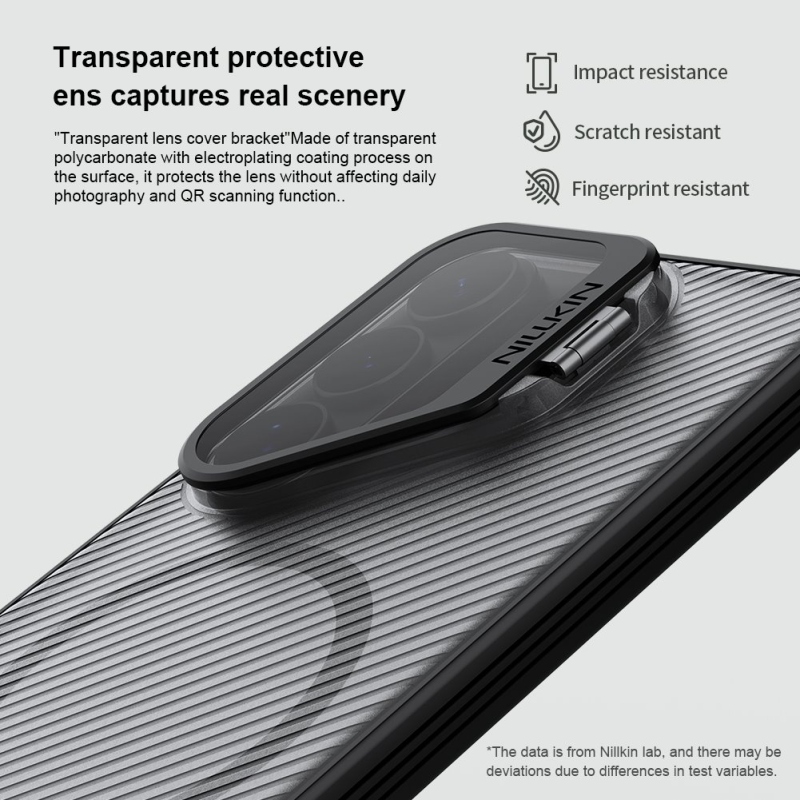 Nillkin CamShield Prop Magnetic (Transparent Lens) Zadní Kryt pro Samsung Galaxy S26 Ultra Transparent Black