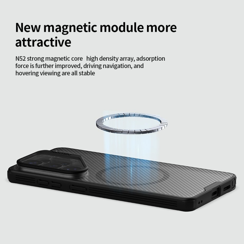 Nillkin CamShield Prop Magnetic (Transparent Lens) Zadní Kryt pro Samsung Galaxy S26 Ultra Transparent Black