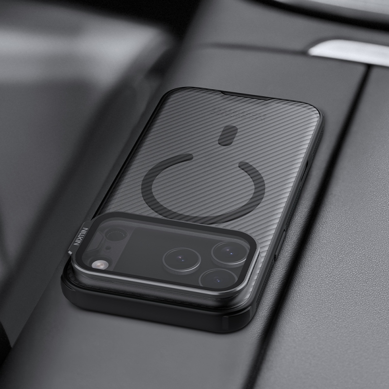 Nillkin CamShield Prop Magnetic Zadní Kryt pro Apple iPhone 17 Pro Max Transparent Black