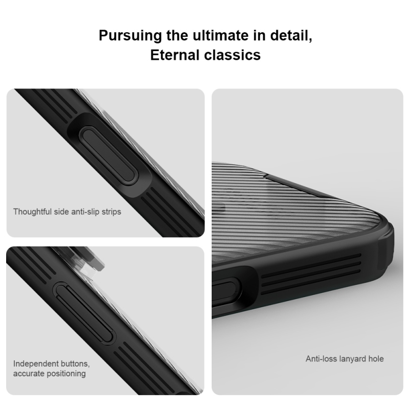 Nillkin CamShield Prop Magnetic Zadní Kryt pro Apple iPhone 17 Pro Transparent Black