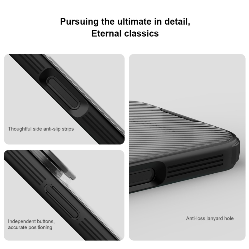 Nillkin CamShield Prop Zadní Kryt pro Apple iPhone 17 Pro Max Transparent Black