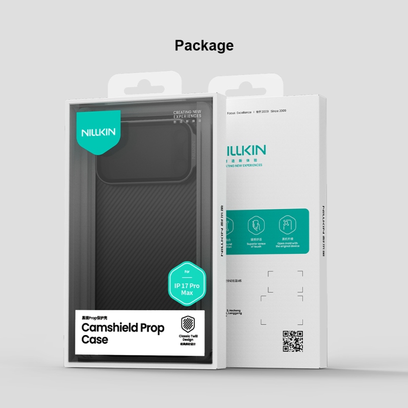 Nillkin CamShield Prop Zadní Kryt pro Apple iPhone 17 Pro Max Transparent Black