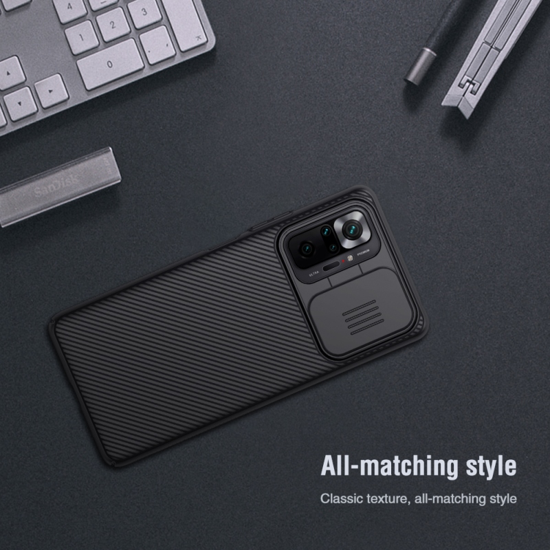 Nillkin CamShield Zadní Kryt pro Xiaomi Redmi Note 10 Pro/10 Pro Max Black