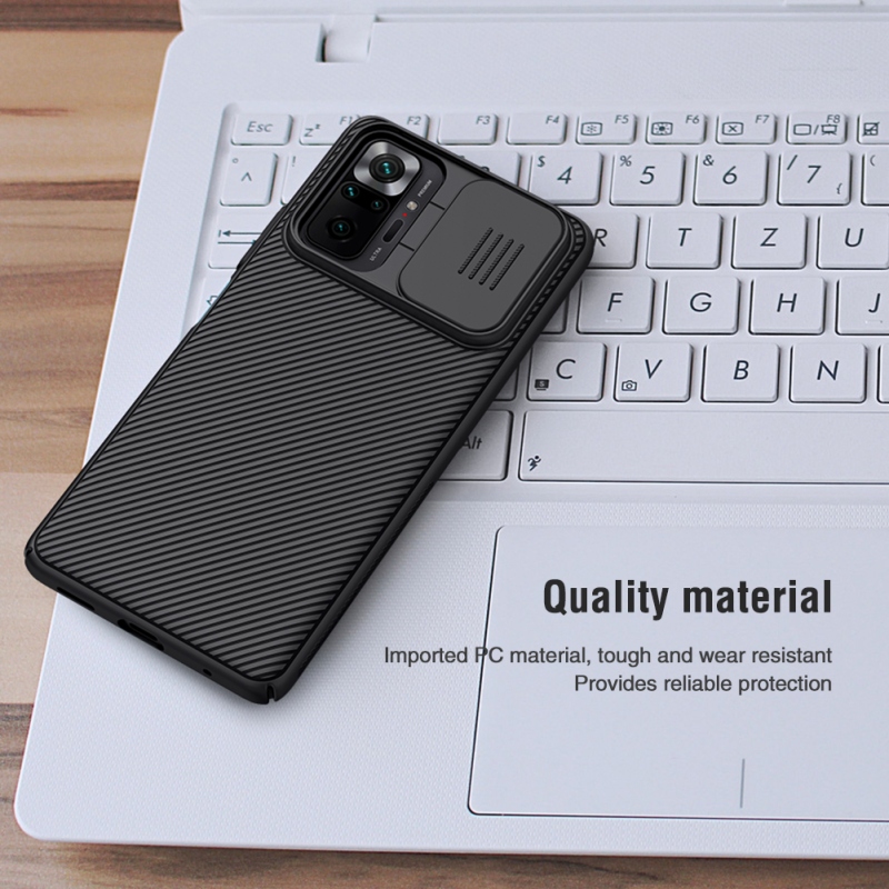 Nillkin CamShield Zadní Kryt pro Xiaomi Redmi Note 10 Pro/10 Pro Max Black