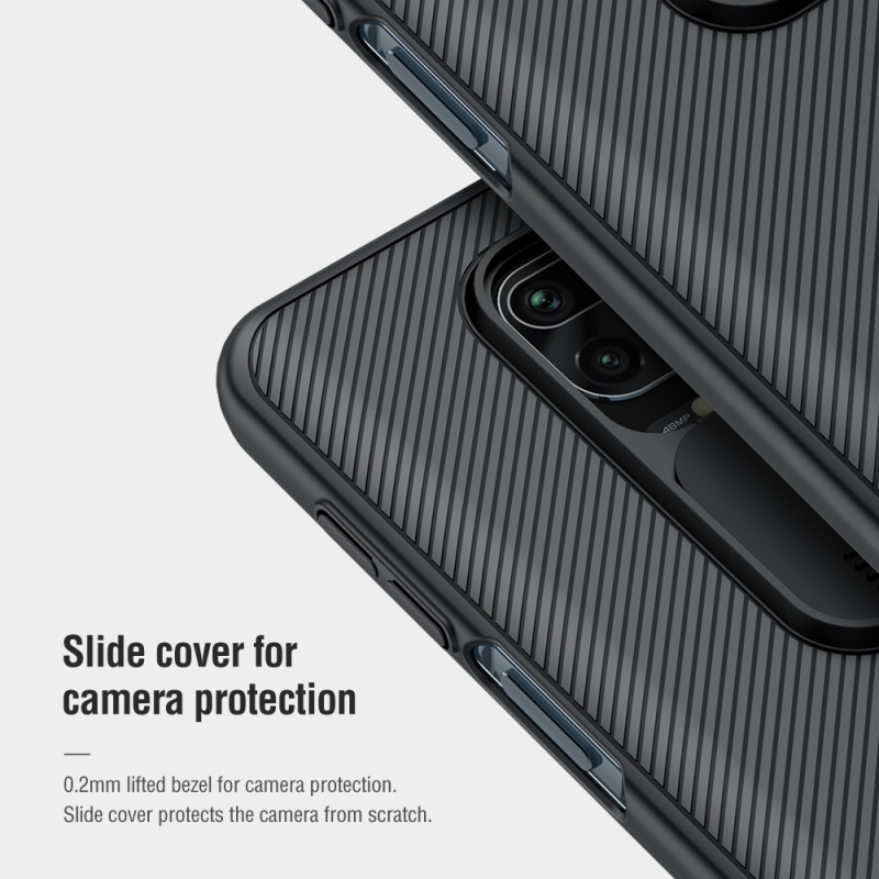 Nillkin CamShield Zadní Kryt pro Xiaomi Redmi Note 9 Pro/9S/9 Pro Max Black