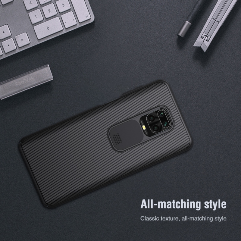 Nillkin CamShield Zadní Kryt pro Xiaomi Redmi Note 9 Pro/9S/9 Pro Max Black