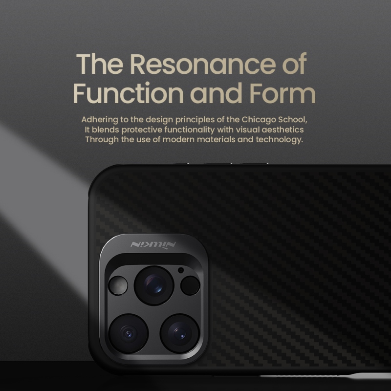 Nillkin CarboProp Aramid Magnetic Zadní Kryt pro Apple iPhone 16 Pro Black
