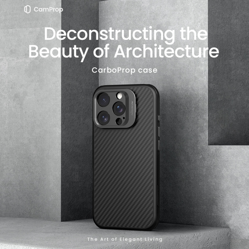 Nillkin CarboProp Aramid Magnetic Zadní Kryt pro Apple iPhone 16 Pro Black