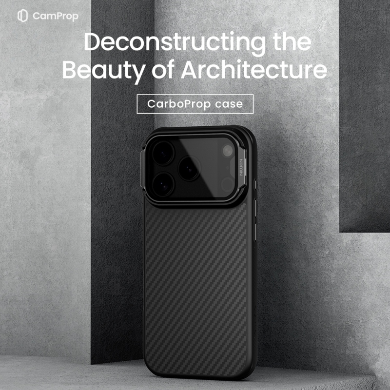 Nillkin CarboProp Aramid Magnetic Zadní Kryt pro Apple iPhone 17 Pro Black