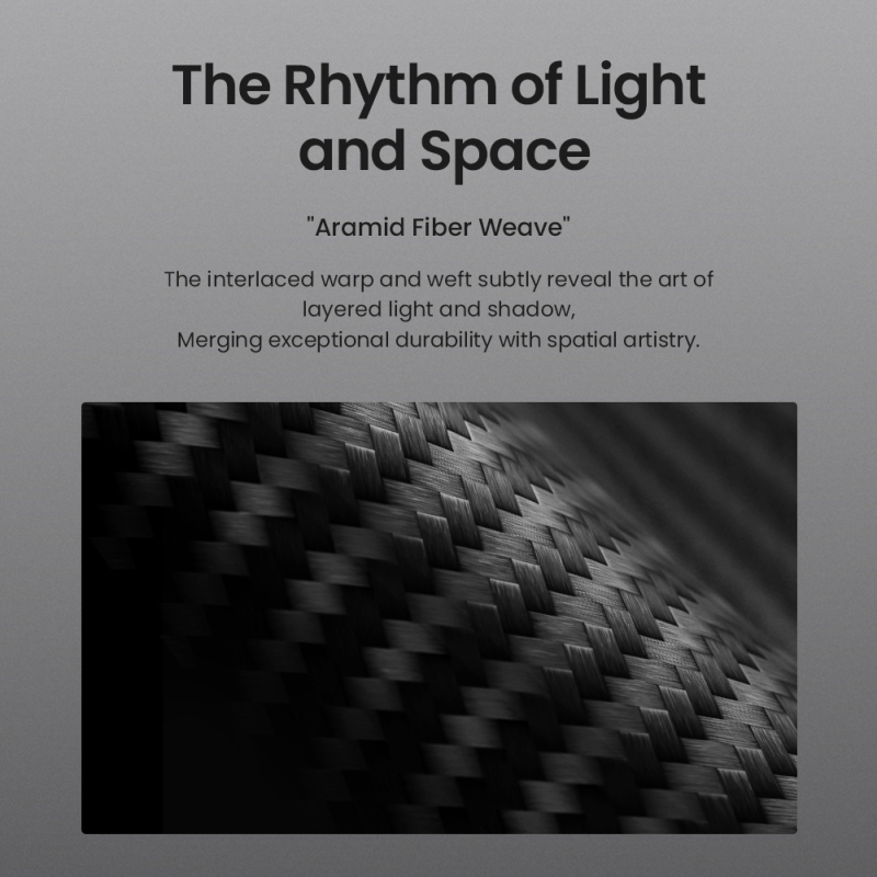 Nillkin CarboProp Aramid Magnetic Zadní Kryt pro Apple iPhone 17 Pro Black