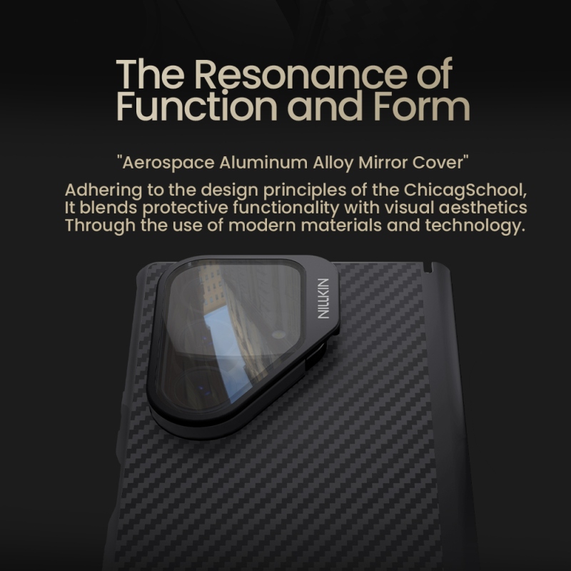 Nillkin CarboProp Aramid Magnetic Zadní Kryt pro Samsung Galaxy Z Fold 7 Black