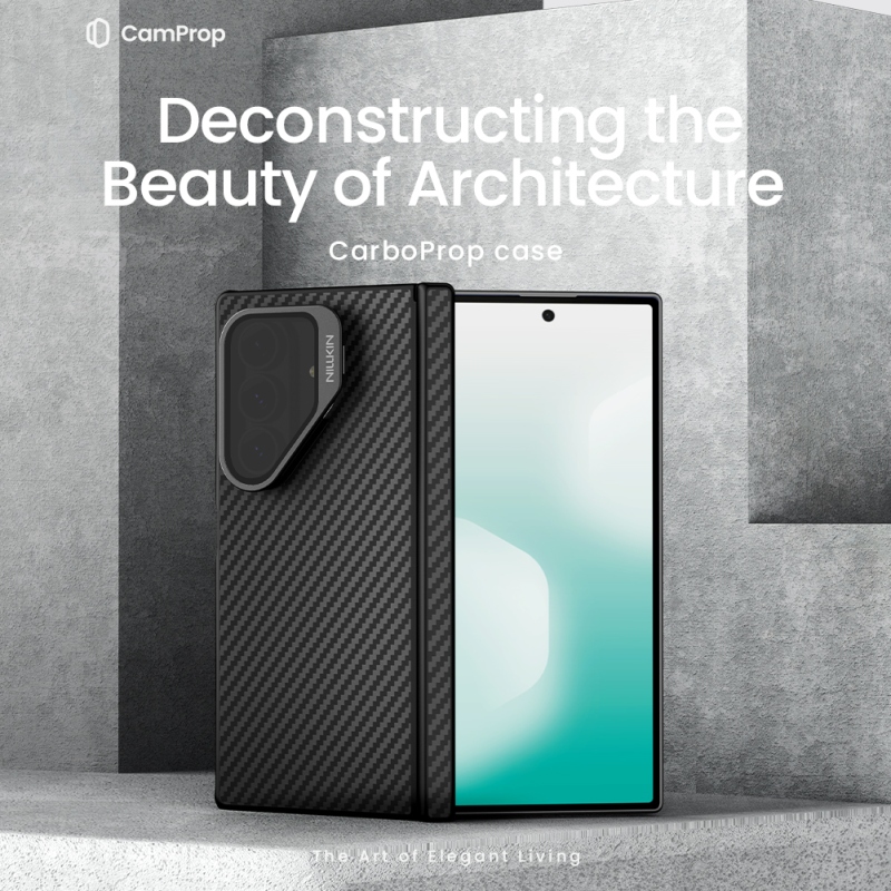 Nillkin CarboProp Aramid Magnetic Zadní Kryt pro Samsung Galaxy Z Fold 7 Black