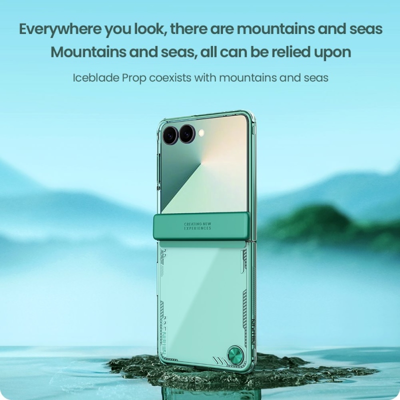 Nillkin Iceblade Kryt pro Samsung Galaxy Z Flip 7 Green