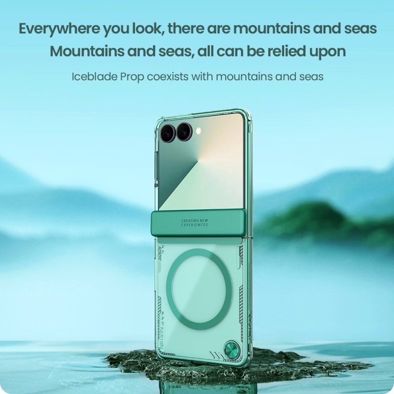 Nillkin Iceblade Magnetic Kryt pro Samsung Galaxy Z Flip 7 Green