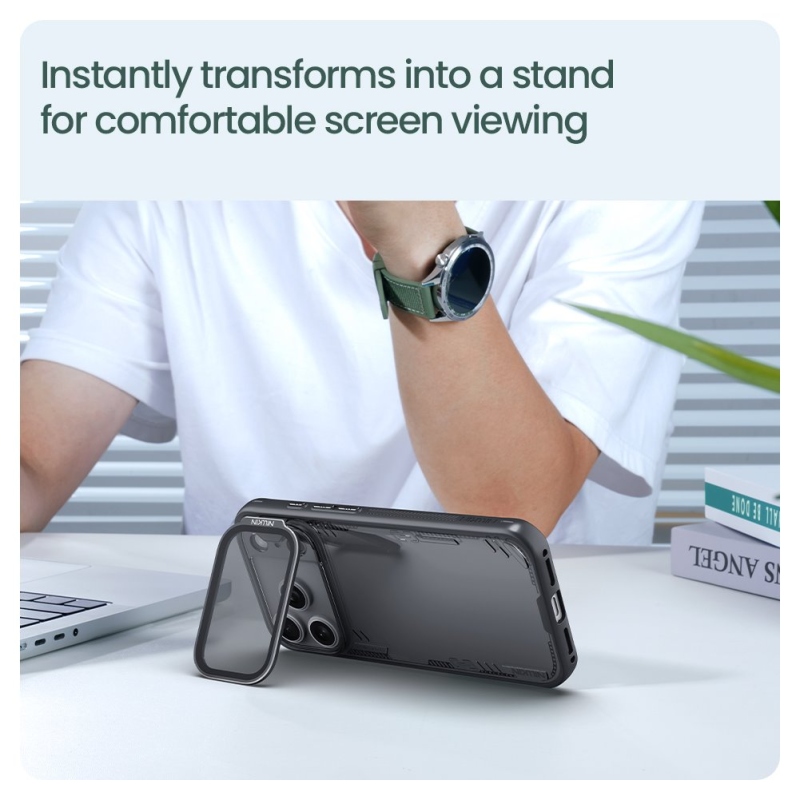 Nillkin Iceblade Prop Kryt pro Apple iPhone 17 Pro Dark Night Black