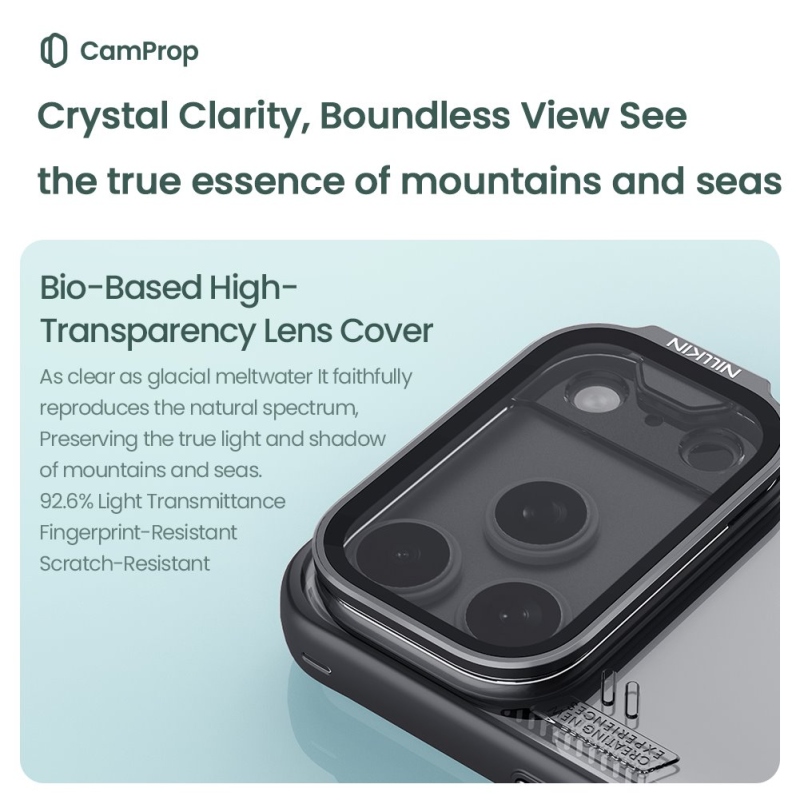 Nillkin Iceblade Prop Kryt pro Apple iPhone 17 Pro Dark Night Black