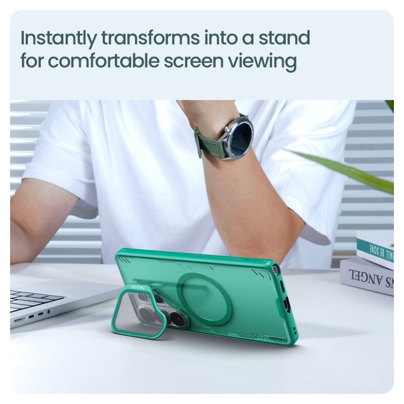 Nillkin Iceblade Prop Magnetic Kryt pro Samsung Galaxy S26 Ultra Dark Night Black