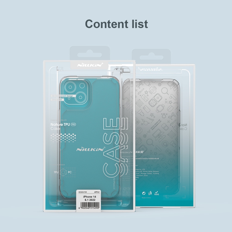 Nillkin Nature TPU PRO Kryt pro Apple iPhone 13/14 - průhledný