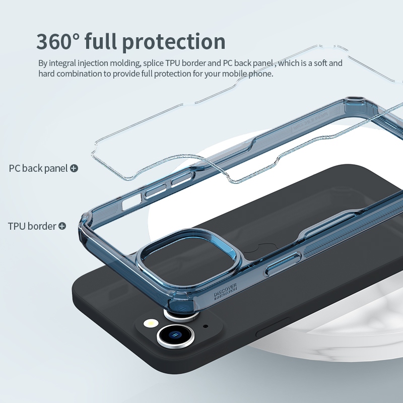 Nillkin Nature TPU PRO Kryt pro Apple iPhone 15 - průhledný