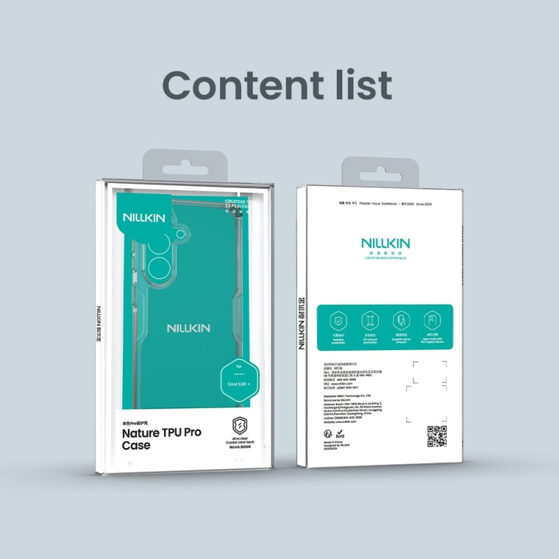 Nillkin Nature TPU PRO Kryt pro Samsung Galaxy S26+ Transparent