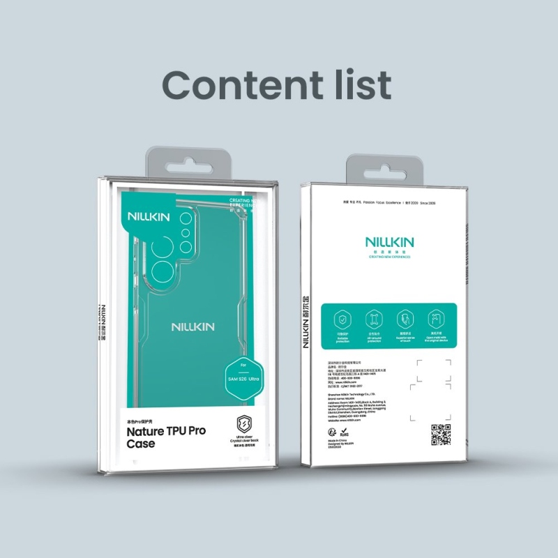 Nillkin Nature TPU PRO Kryt pro Samsung Galaxy S26 Ultra Transparent