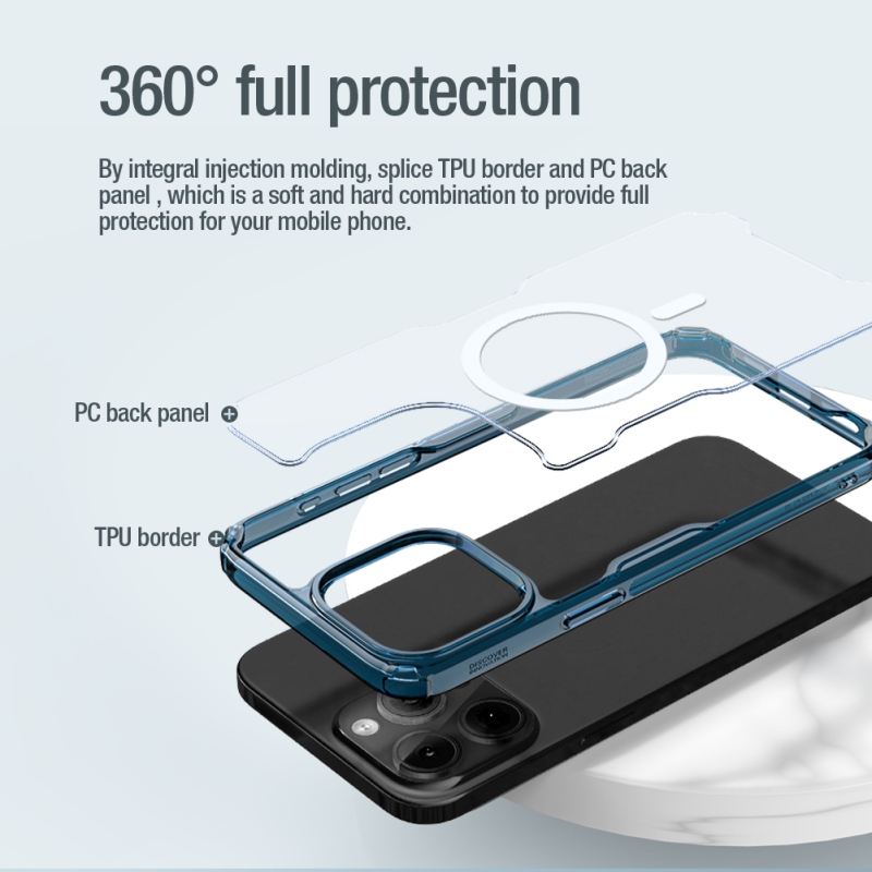 Nillkin Nature TPU PRO Magnetic Kryt pro Apple iPhone 15 Pro - průhledný