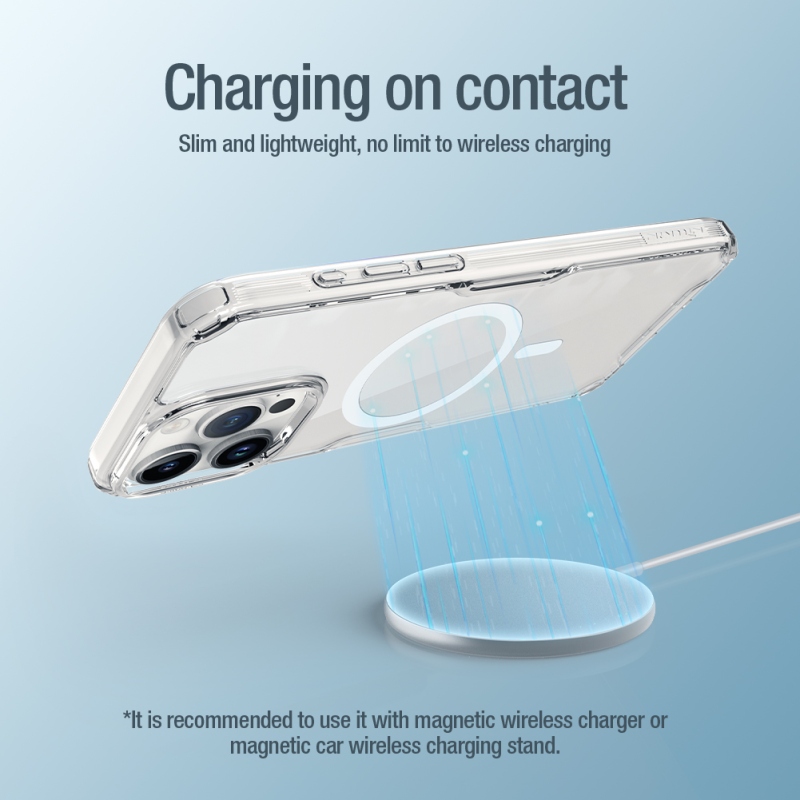 Nillkin Nature TPU PRO Magnetic Kryt pro Apple iPhone 15 Pro - průhledný