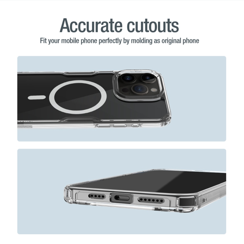 Nillkin Nature TPU PRO Magnetic Kryt pro Apple iPhone 15 Pro - průhledný