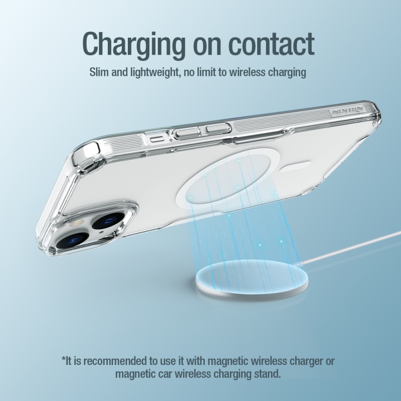 Nillkin Nature TPU PRO Magnetic Kryt pro Apple iPhone 15 - průhledný