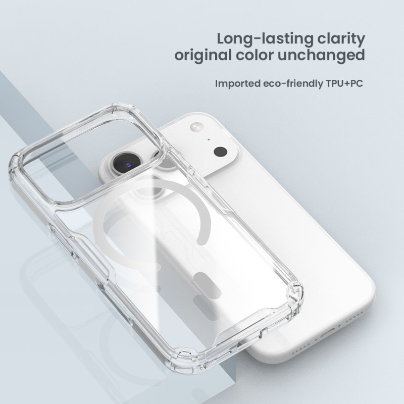 Nillkin Nature TPU PRO Magnetic Kryt pro Apple iPhone 17 Pro Transparent