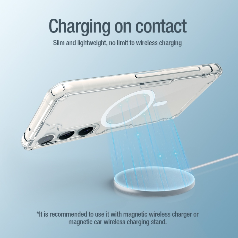 Nillkin Nature TPU PRO Magnetic Kryt pro Samsung Galaxy S23+ - průhledný