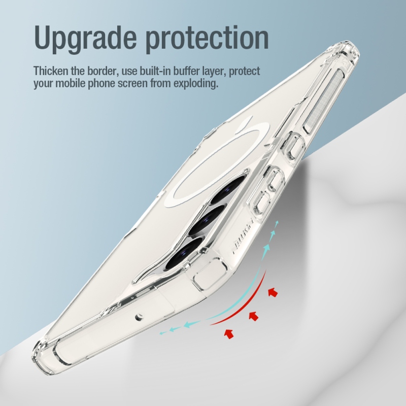 Nillkin Nature TPU PRO Magnetic Kryt pro Samsung Galaxy S23+ - průhledný