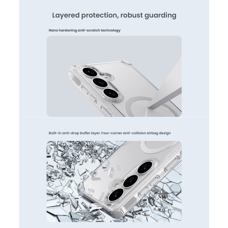 Nillkin Nature TPU PRO Magnetic Kryt pro Samsung Galaxy S26 Transparent