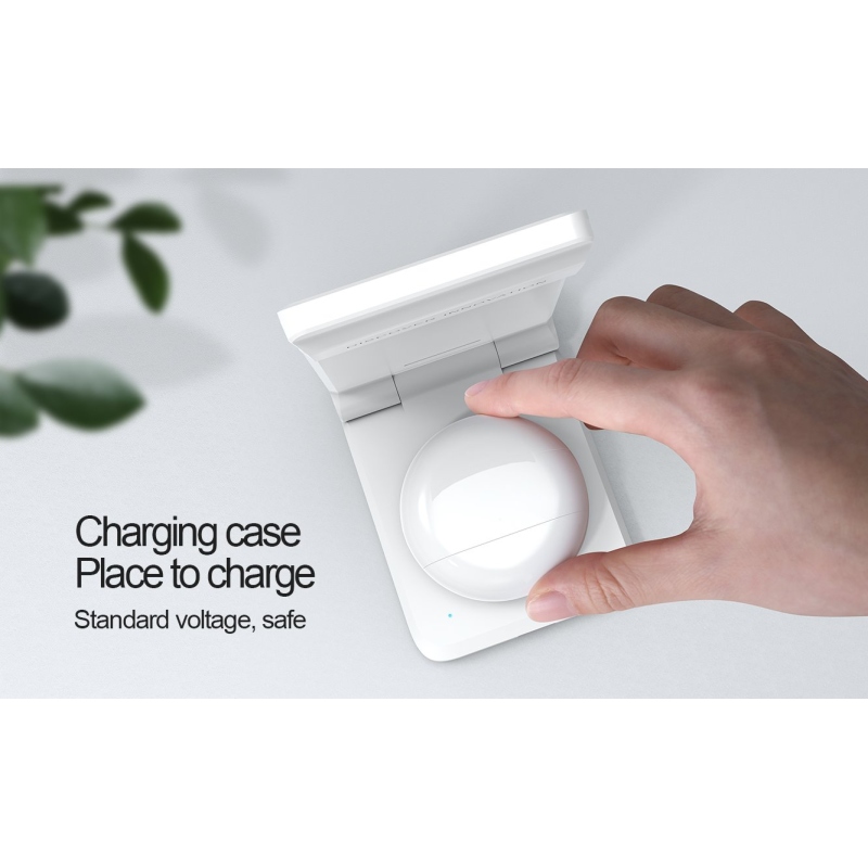 Nillkin PowerTrio 3v1 Bezdrátová Nabíječka pro Samsung Watch White