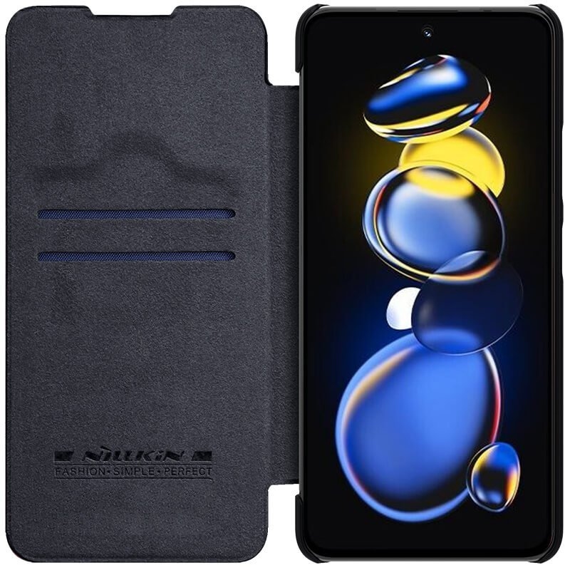 Nillkin Qin Book Pouzdro pro Xiaomi Redmi Note 11T PRO/11T PRO+ 5G/Poco X4 GT 5G Black