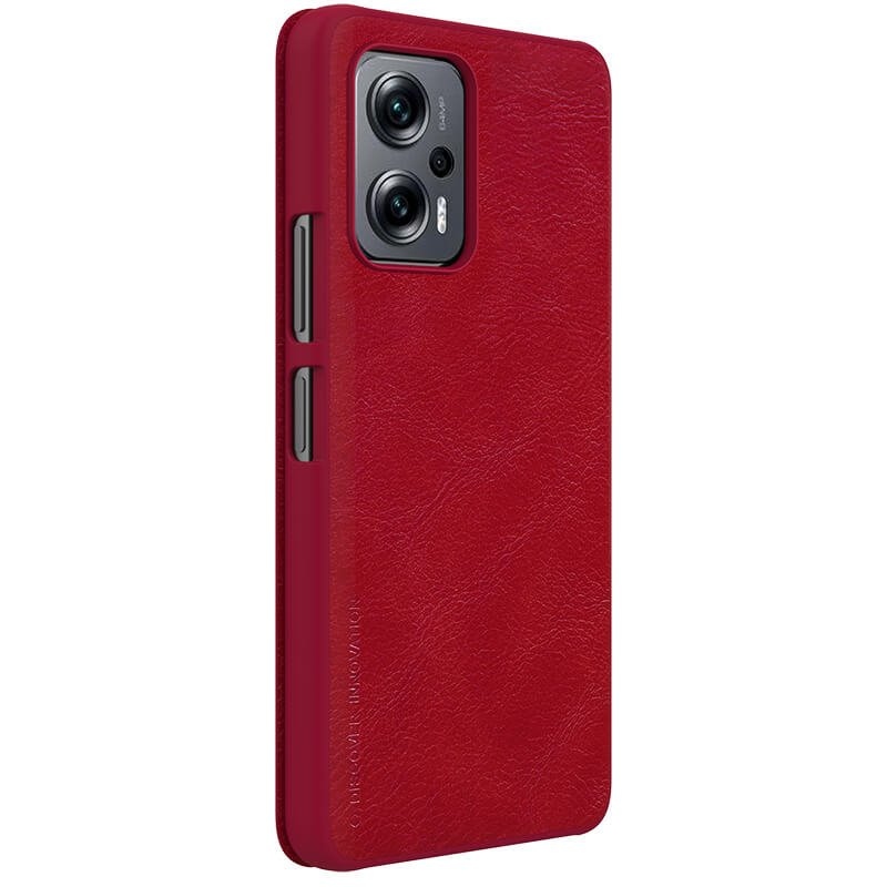 Nillkin Qin Book Pouzdro pro Xiaomi Redmi Note 11T PRO/11T PRO+ 5G/Poco X4 GT 5G Red