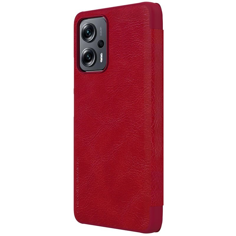 Nillkin Qin Book Pouzdro pro Xiaomi Redmi Note 11T PRO/11T PRO+ 5G/Poco X4 GT 5G Red