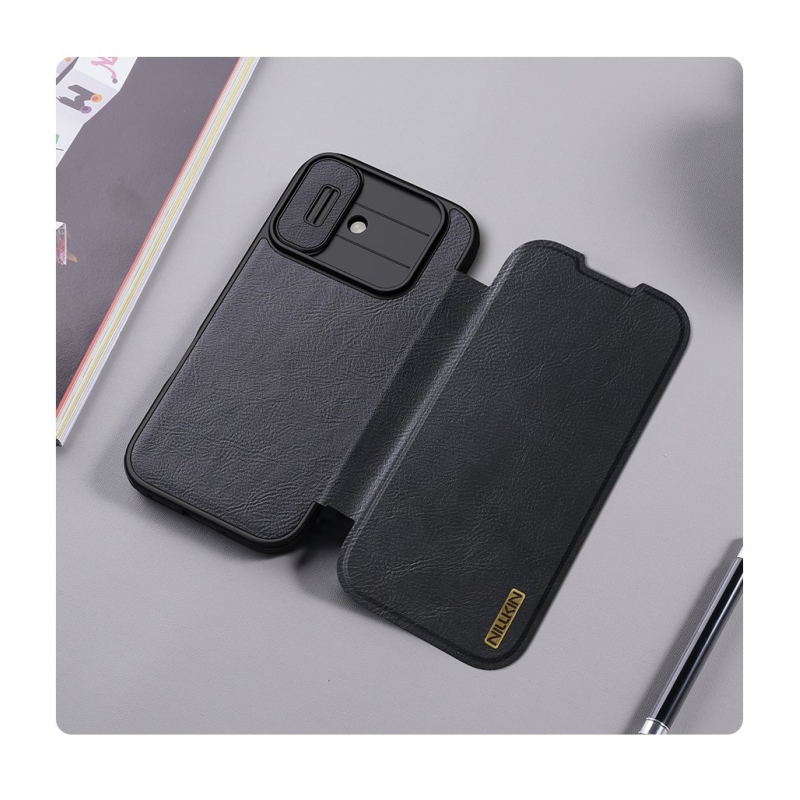 Nillkin Qin Book PRO Pouzdro pro Apple iPhone 17 Black