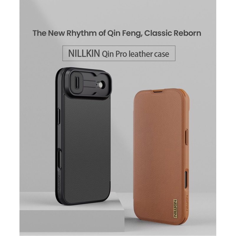 Nillkin Qin Book PRO Pouzdro pro Apple iPhone Air Black