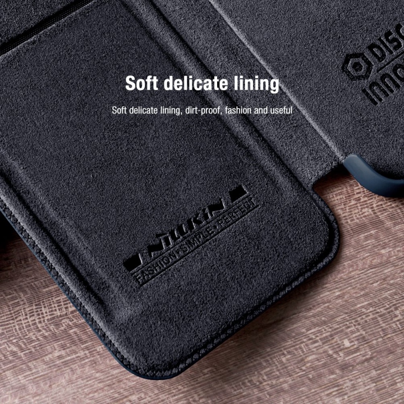 Nillkin Qin Book PRO Pouzdro pro Samsung Galaxy S22 Ultra Black