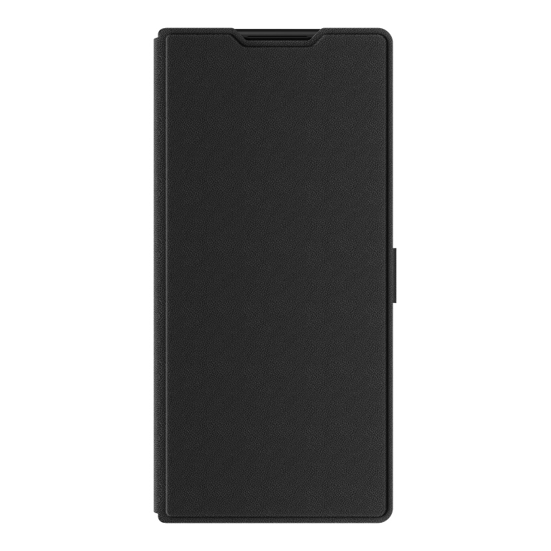 Nillkin Qin Book Prop Silicone Leather Magnetic Pouzdro pro Samsung Galaxy Z Fold 8 Ultra Black