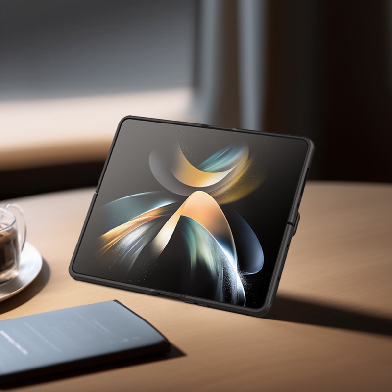 Nillkin Super Frosted FOLD Slot+Stand Zadní Kryt pro Samsung Galaxy Z Fold 4 Black