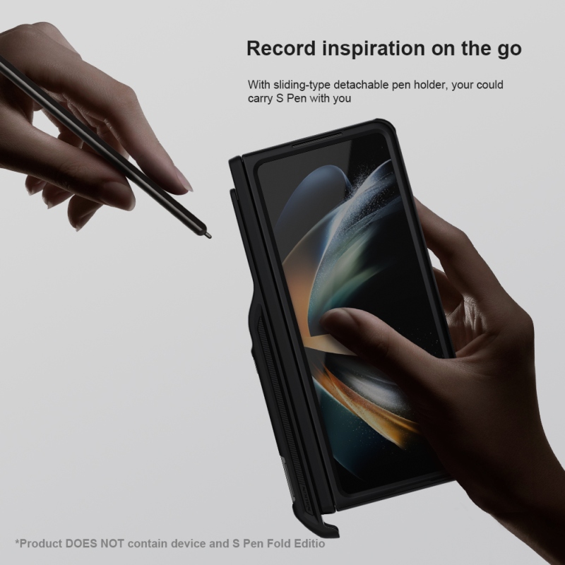 Nillkin Super Frosted FOLD Slot+Stand Zadní Kryt pro Samsung Galaxy Z Fold 5 Deep Green