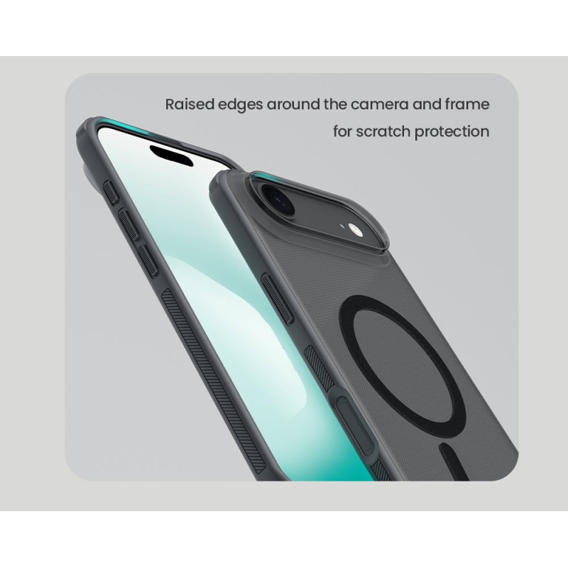 Nillkin Super Frosted PRO Magnetic Zadní Kryt pro Apple iPhone Air Transparent Black