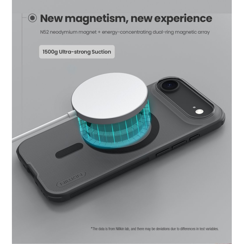 Nillkin Super Frosted PRO Magnetic Zadní Kryt pro Apple iPhone Air Transparent Black