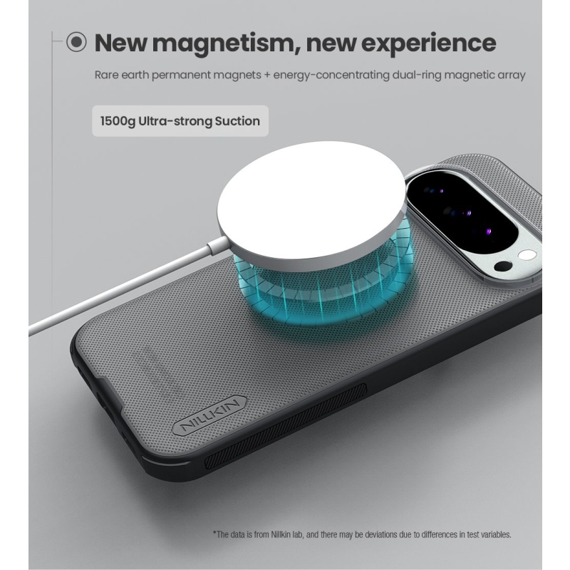 Nillkin Super Frosted PRO Magnetic Zadní Kryt pro Google Pixel 10/10 Pro Transparent Black