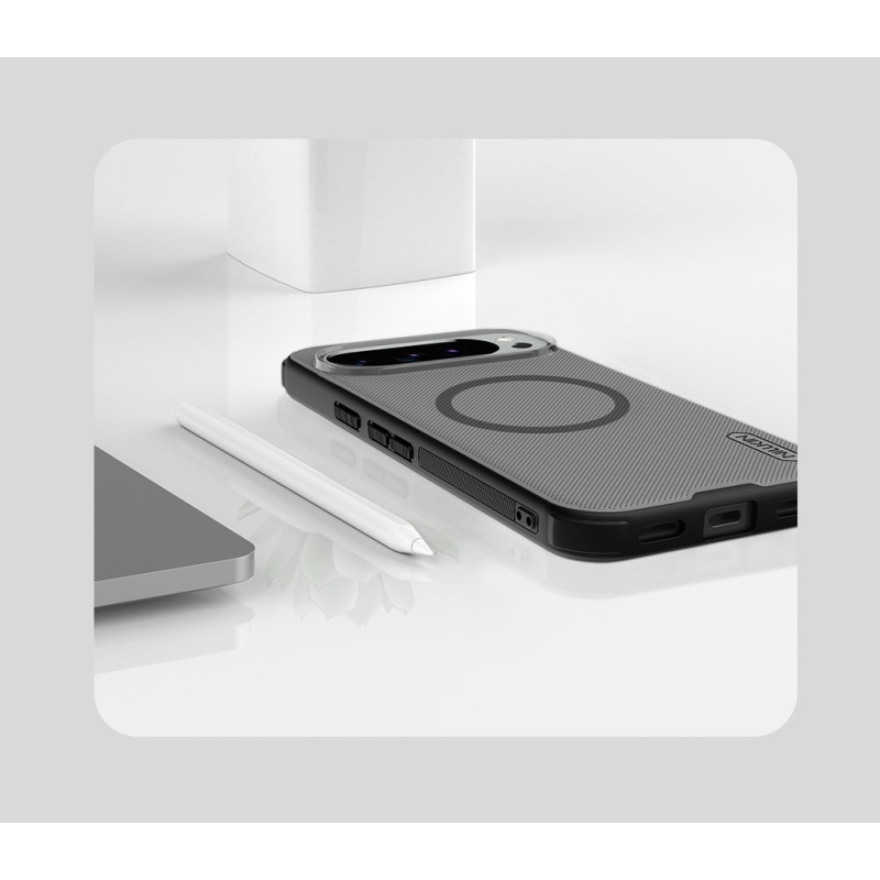 Nillkin Super Frosted PRO Magnetic Zadní Kryt pro Google Pixel 10/10 Pro Transparent Black