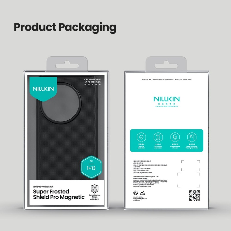 Nillkin Super Frosted PRO Magnetic Zadní Kryt pro OnePlus 13 Black